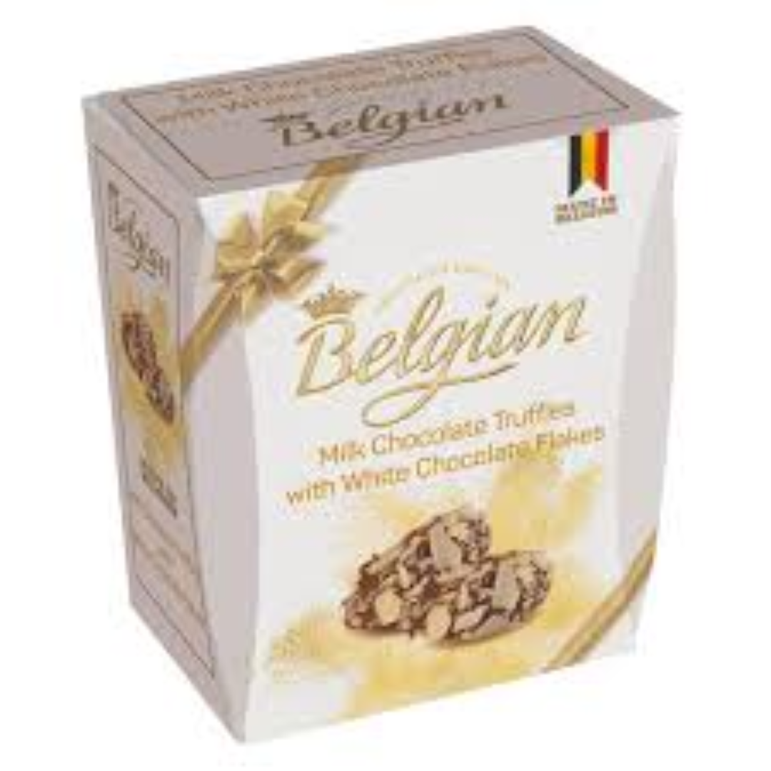 THE BELGIAN M/CHOCOLATE TRUFFLE W WHITE CHOCO 145G